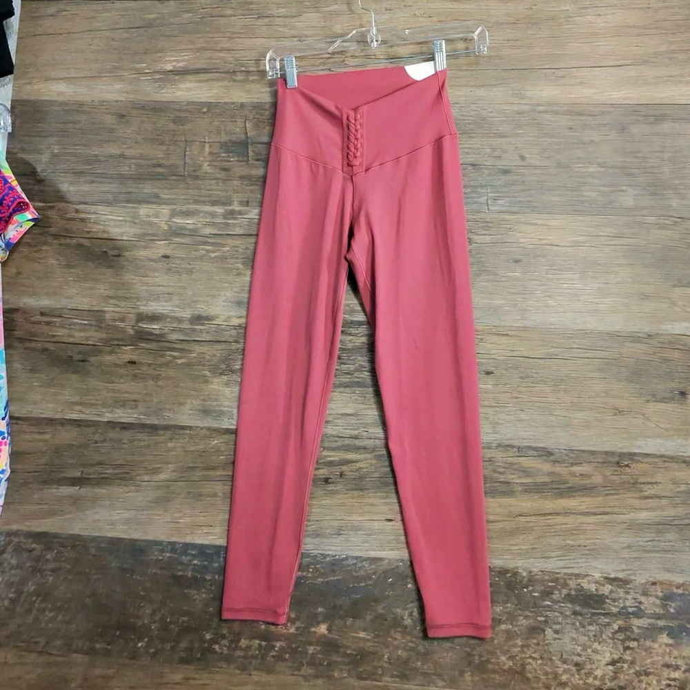 Aerie High-Waisted Real Me 7/8‎ Seam Detail Leggings